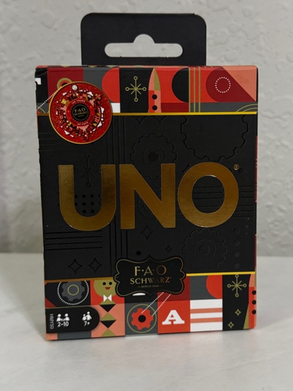 UNO Card Game - Black & Gold FAO Schwarz Edition